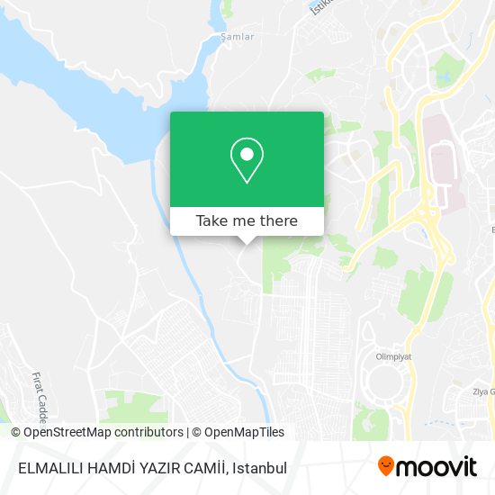ELMALILI HAMDİ YAZIR CAMİİ map