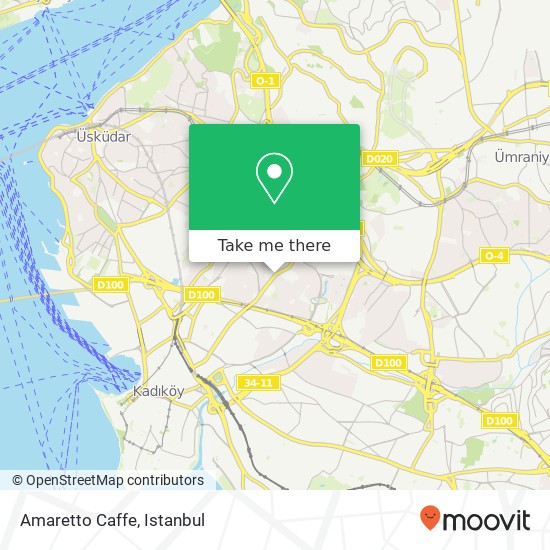Amaretto Caffe map