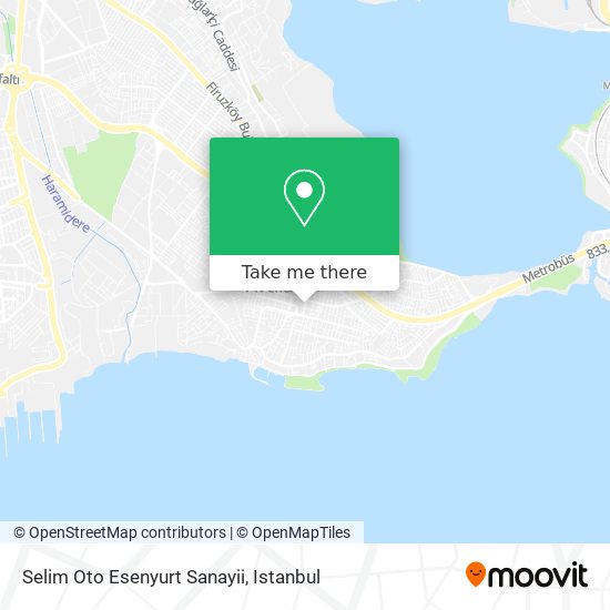 Selim Oto Esenyurt Sanayii map