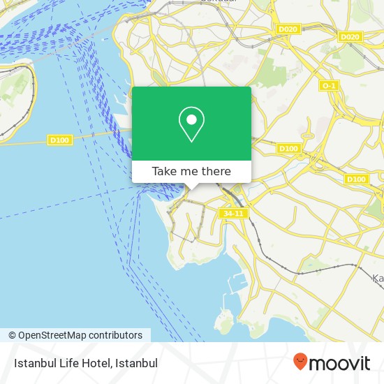 Istanbul Life Hotel map