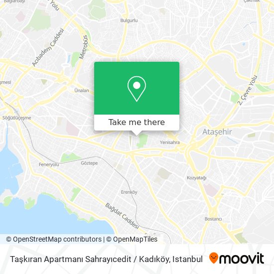 Taşkıran Apartmanı Sahrayıcedit / Kadıköy map