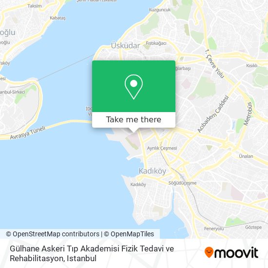 Gülhane Askeri Tıp Akademisi Fizik Tedavi ve Rehabilitasyon map