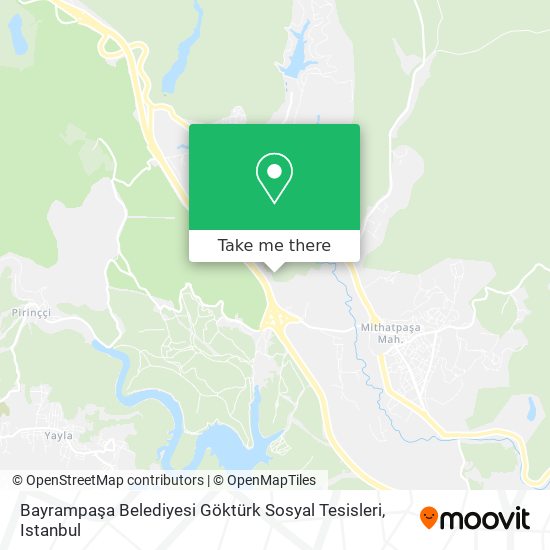 Bayrampaşa Belediyesi Göktürk Sosyal Tesisleri map