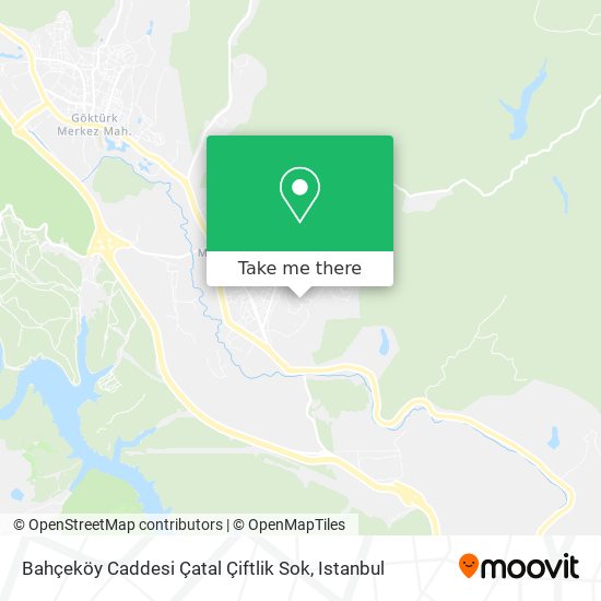 Bahçeköy Caddesi Çatal Çiftlik Sok map