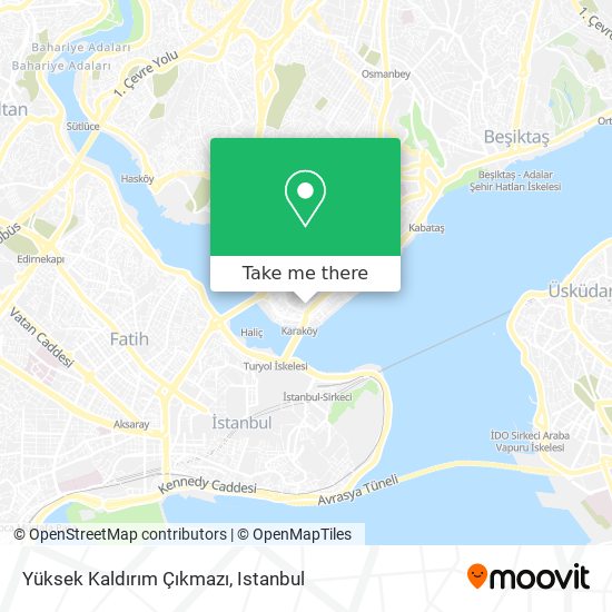 Yüksek Kaldırım Çıkmazı map