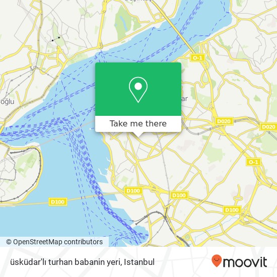 üsküdar'lı turhan babanin yeri map