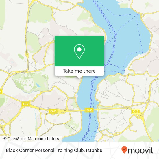 Black Corner Personal Training Club map