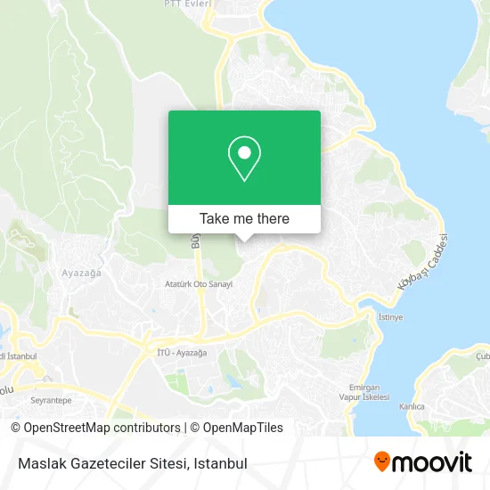 Maslak Gazeteciler Sitesi map