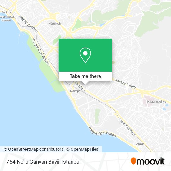 764 No'lu Ganyan Bayii map