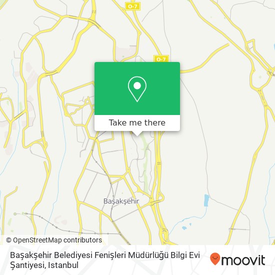 Başakşehir Belediyesi Fenişleri Müdürlüğü Bilgi Evi Şantiyesi map