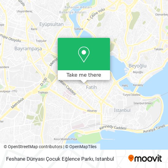 Feshane Dünyası Çocuk Eğlence Parkı map
