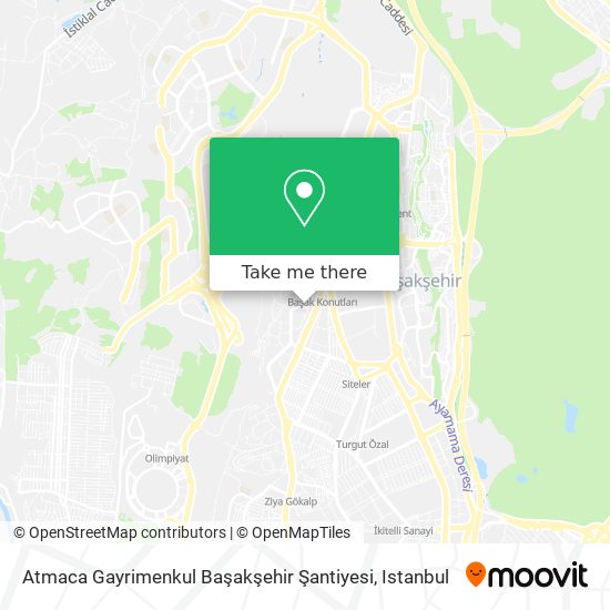 Atmaca Gayrimenkul Başakşehir Şantiyesi map