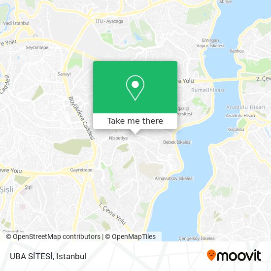 UBA SİTESİ map