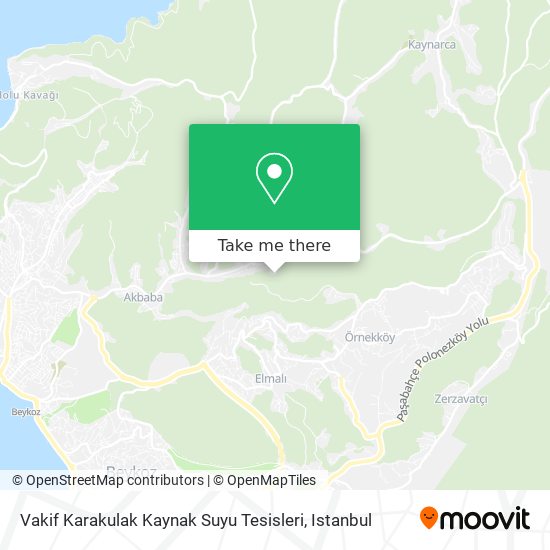 Vakif Karakulak Kaynak Suyu Tesisleri map