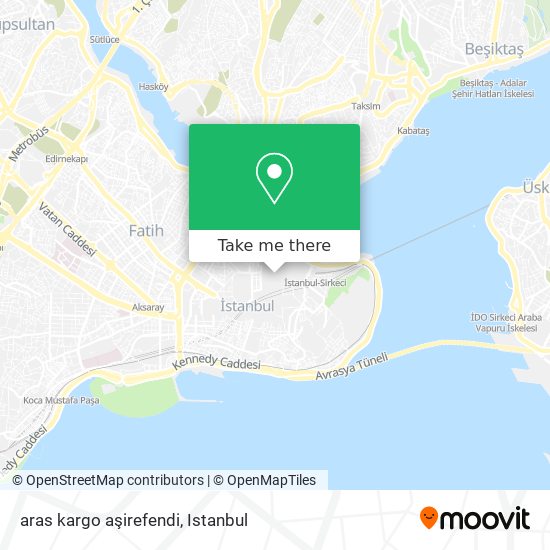 aras kargo aşirefendi map