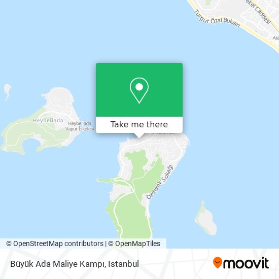 Büyük Ada Maliye Kampı map