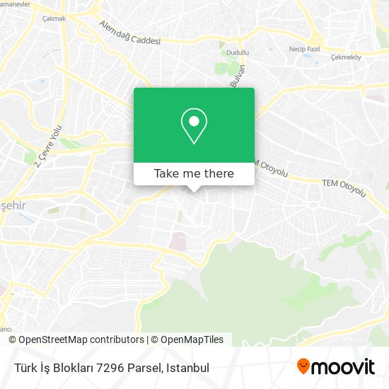 Türk İş Blokları 7296 Parsel map