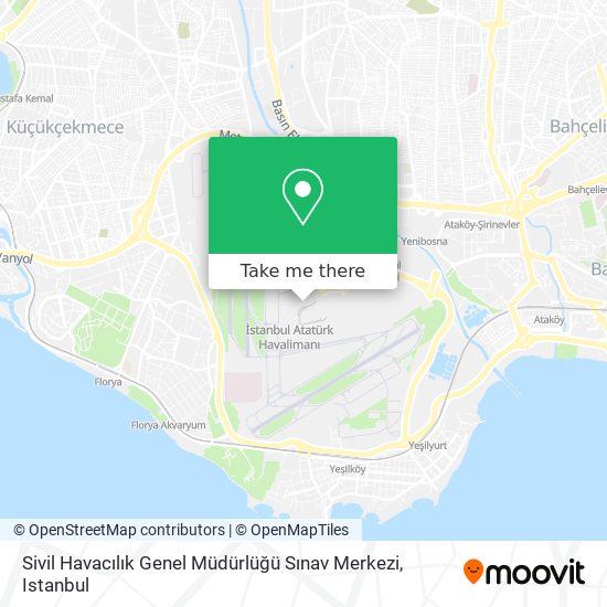 Sivil Havacılık Genel Müdürlüğü Sınav Merkezi map