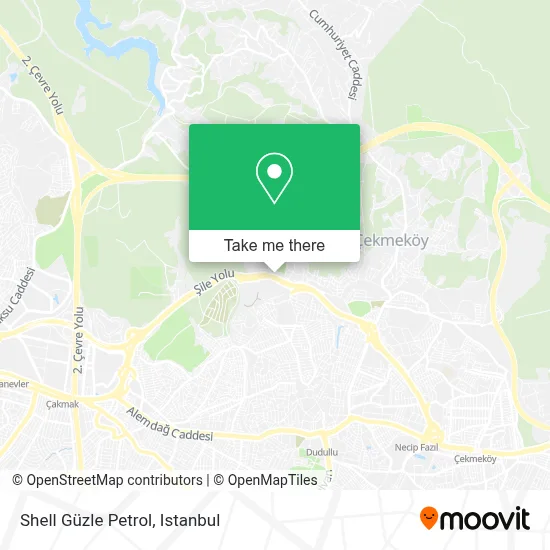 Shell Güzle Petrol map