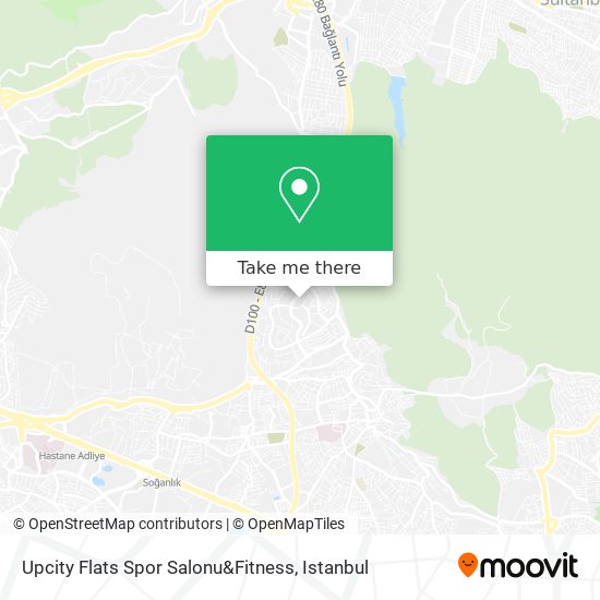 Upcity Flats Spor Salonu&Fitness map