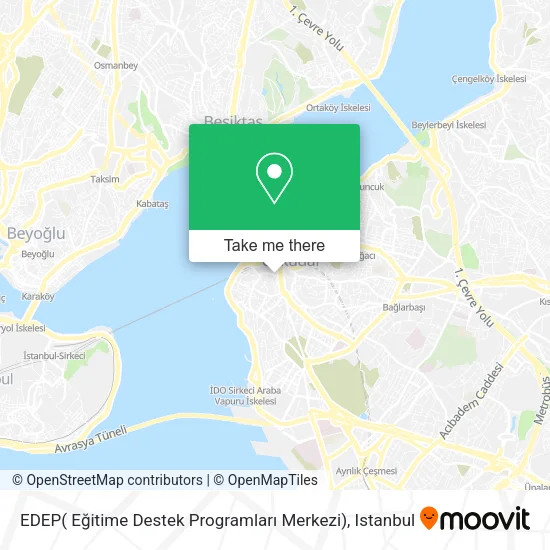 EDEP( Eğitime Destek Programları Merkezi) map