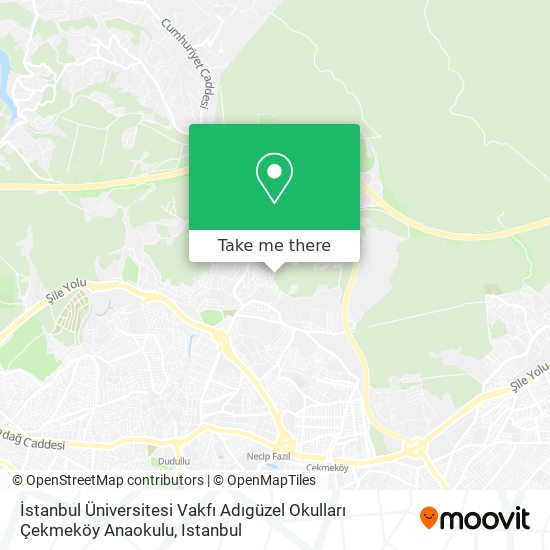 İstanbul Üniversitesi Vakfı Adıgüzel Okulları Çekmeköy Anaokulu map