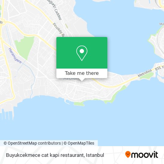 Buyukcekmece cat kapi restaurant map