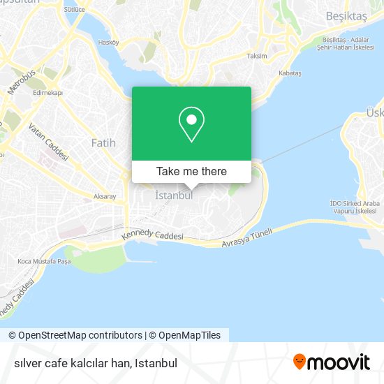 sılver cafe kalcılar han map