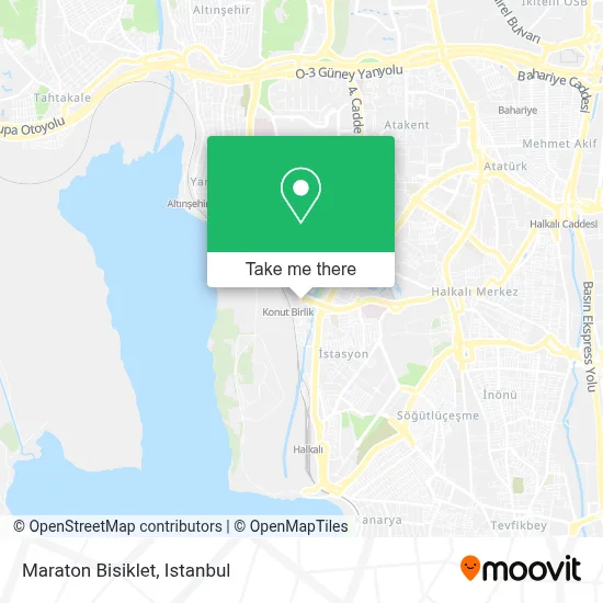 Maraton Bisiklet map