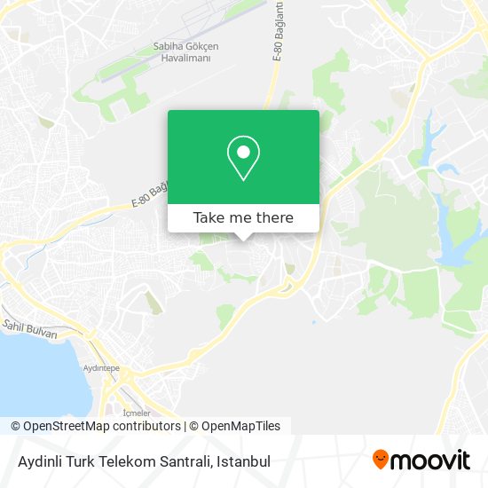 Aydinli Turk Telekom Santrali map