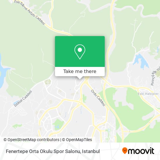 Fenertepe Orta Okulu Spor Salonu map