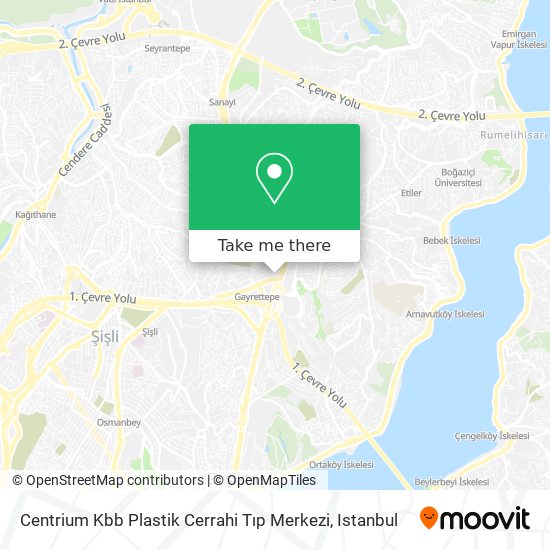 Centrium Kbb Plastik Cerrahi Tıp Merkezi map