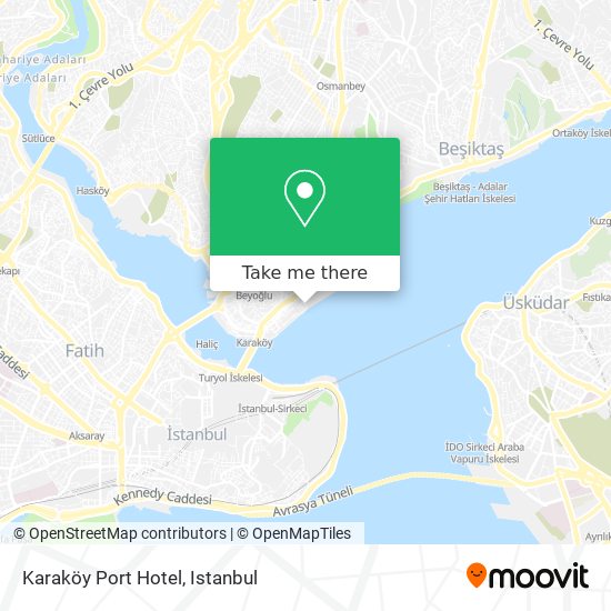 Karaköy Port Hotel map