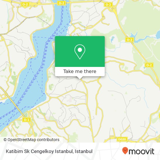 Katibim Sk Cengelkoy Istanbul map