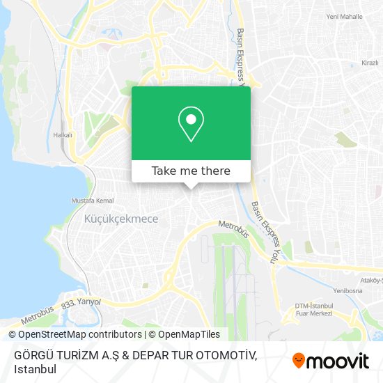 GÖRGÜ TURİZM A.Ş & DEPAR TUR OTOMOTİV map