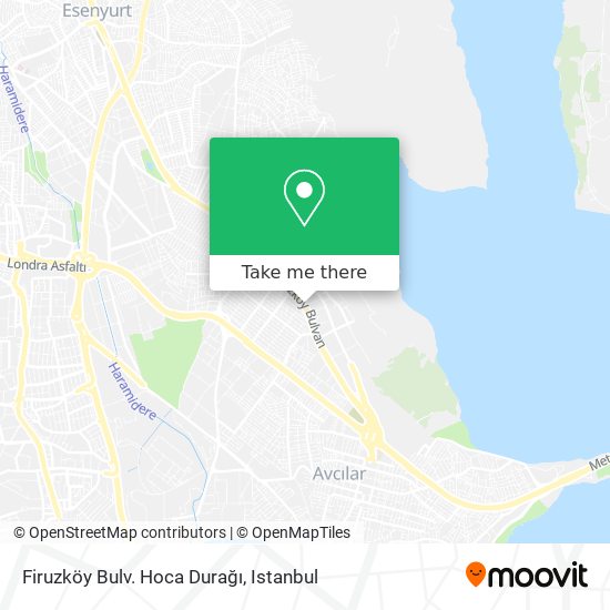 Firuzköy Bulv. Hoca Durağı map