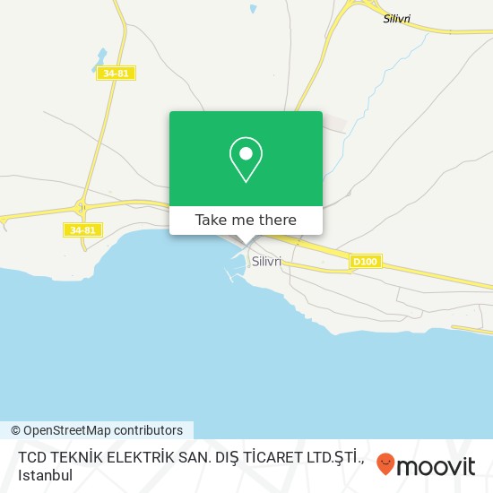 TCD TEKNİK ELEKTRİK SAN. DIŞ TİCARET LTD.ŞTİ. map