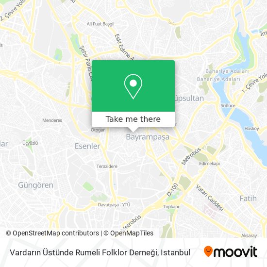 Vardarın Üstünde Rumeli Folklor Derneği map