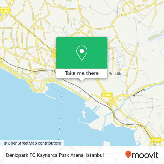 Denizpark FC Kaynarca Park Arena map