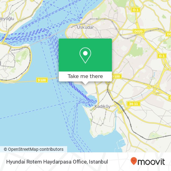 Hyundai Rotem Haydarpasa Office map