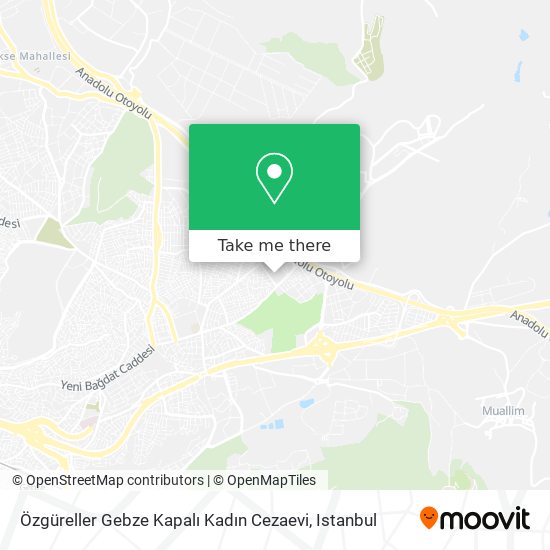 Özgüreller Gebze Kapalı Kadın Cezaevi map