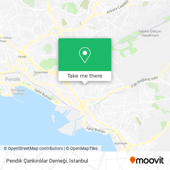 Pendik Çankırılılar Derneği map
