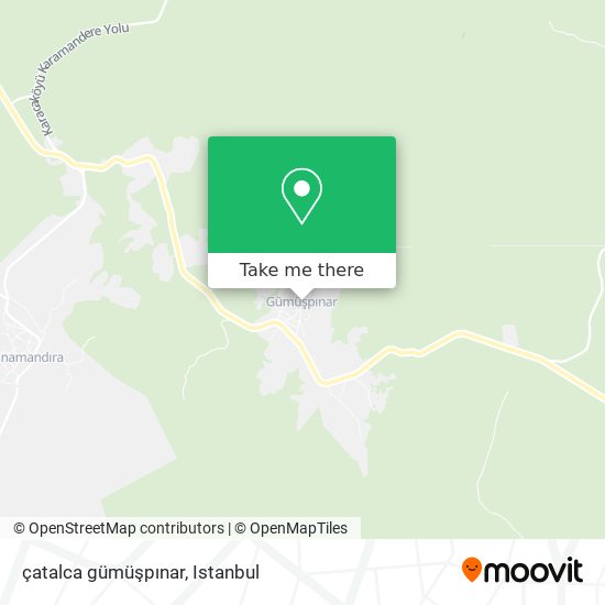 çatalca gümüşpınar map
