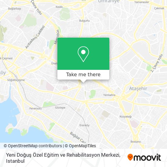 Yeni Doğuş Özel Eğitim ve Rehabilitasyon Merkezi map