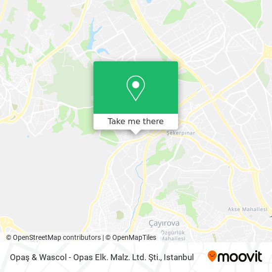 Opaş & Wascol - Opas Elk. Malz. Ltd. Şti. map