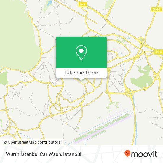 Wurth İstanbul Car Wash map