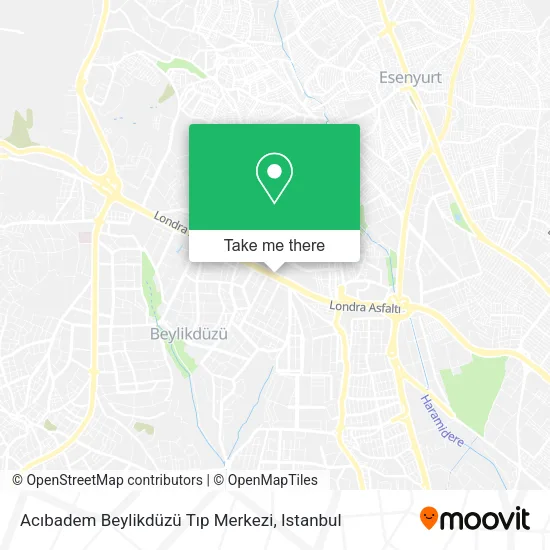 Acıbadem Beylikdüzü Tıp Merkezi map