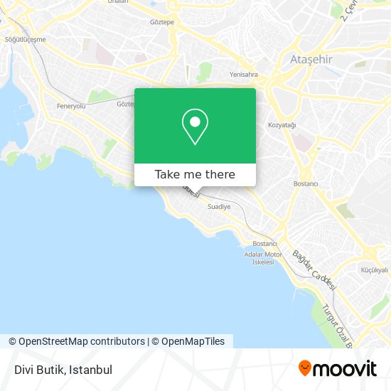 Divi Butik map