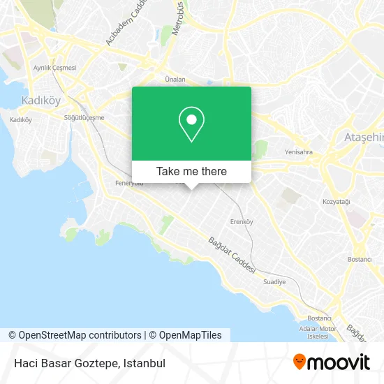 Haci Basar Goztepe map