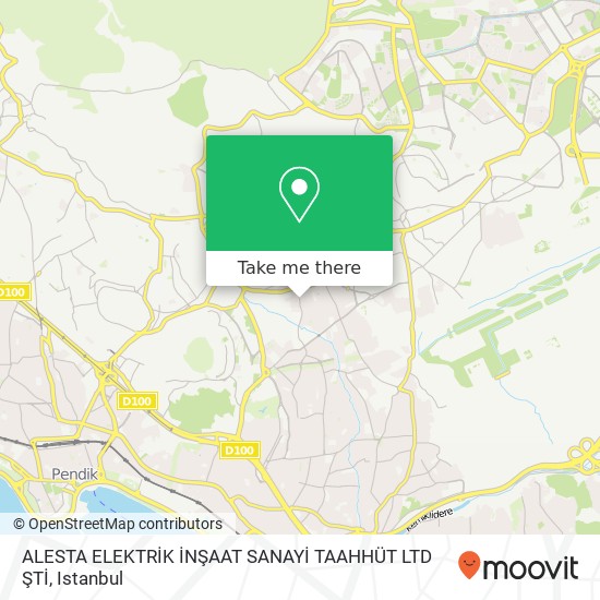 ALESTA ELEKTRİK İNŞAAT SANAYİ  TAAHHÜT LTD ŞTİ map